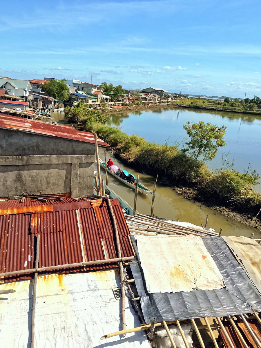 Allow me to share a Christmas story. 

It is a story of overcoming adversity, a story about community and a story about generosity and kind heartedness. 

The picture you see is a poor fishing community that sprang up in the middle of the Pampanga river where it meets Manila Bay.