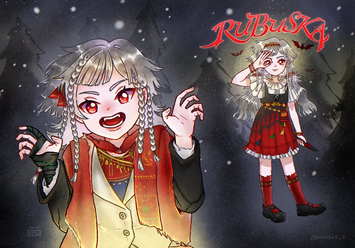 Ruby for christmast! 🎄❤️ 🦇

#Rubuska #TheMidnightWhistle #Reverse1999