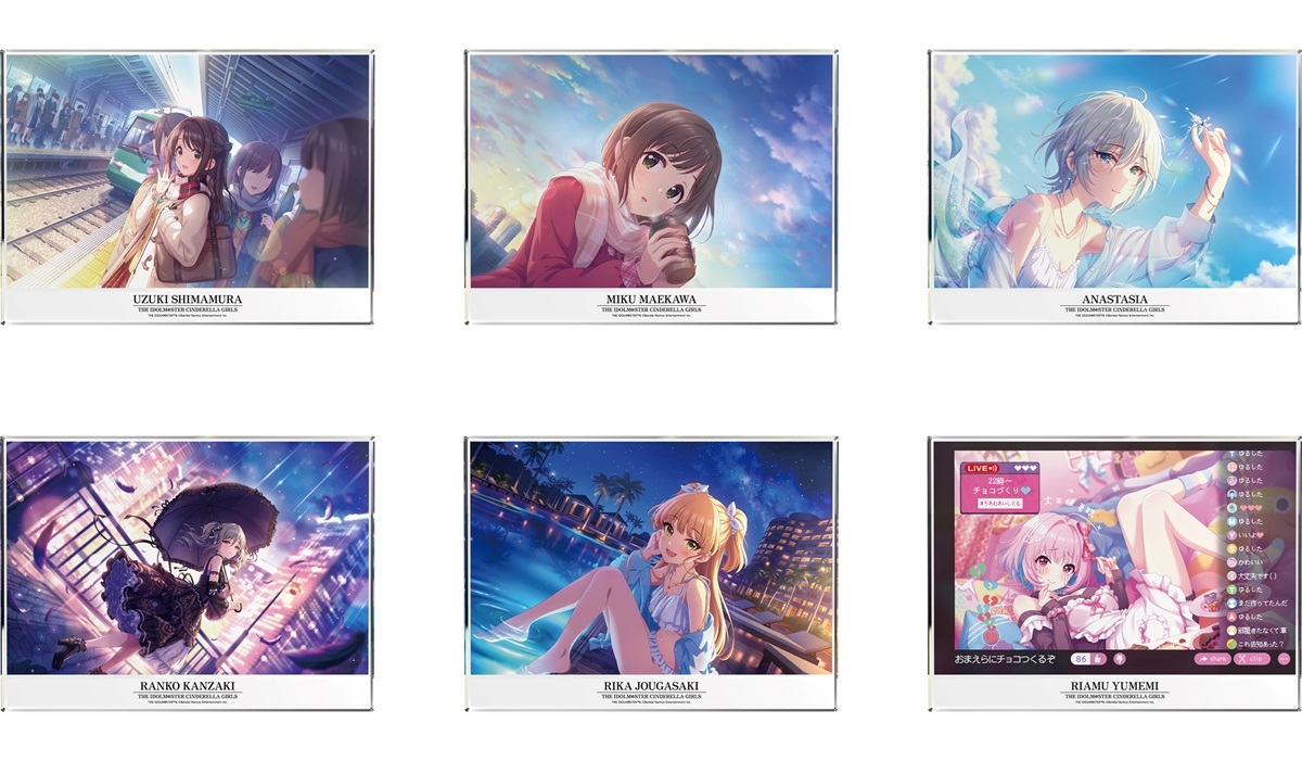 シンデレラ】 📆2026年1月2日(金) 「アイドルフォトパネル」に新柄6種