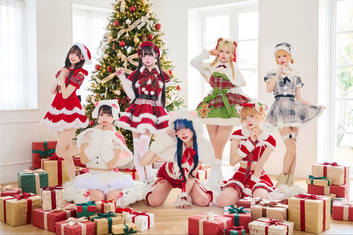 クリスマス　じゅん画面‼️ 瑠璃様のかわちクリスマスイラスト制作させていただきまちた！！(U