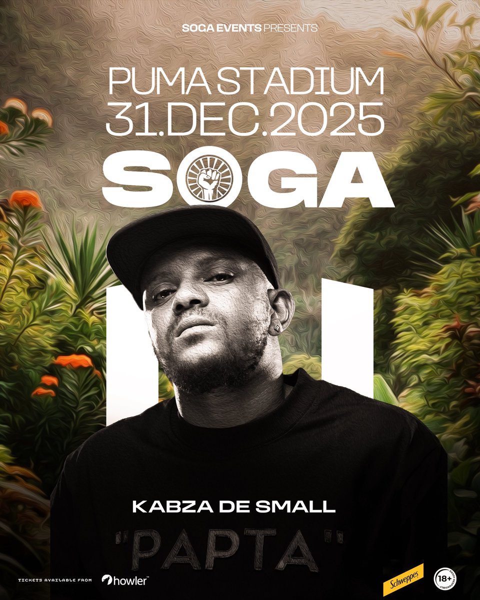 SogaEvents's tweet image. Every artist on the SOGA stage was once a child with a dream…
Today, we tell those stories. 💫

Introducing @KabzaDeSmall_ ✨
A journey that began with belief-now echoing across the globe. 🌍 🎶

🎟️ Tickets available on Howler: howler.co.za/Soga-Dreamers

#SOGA #Dreamers #Witbank