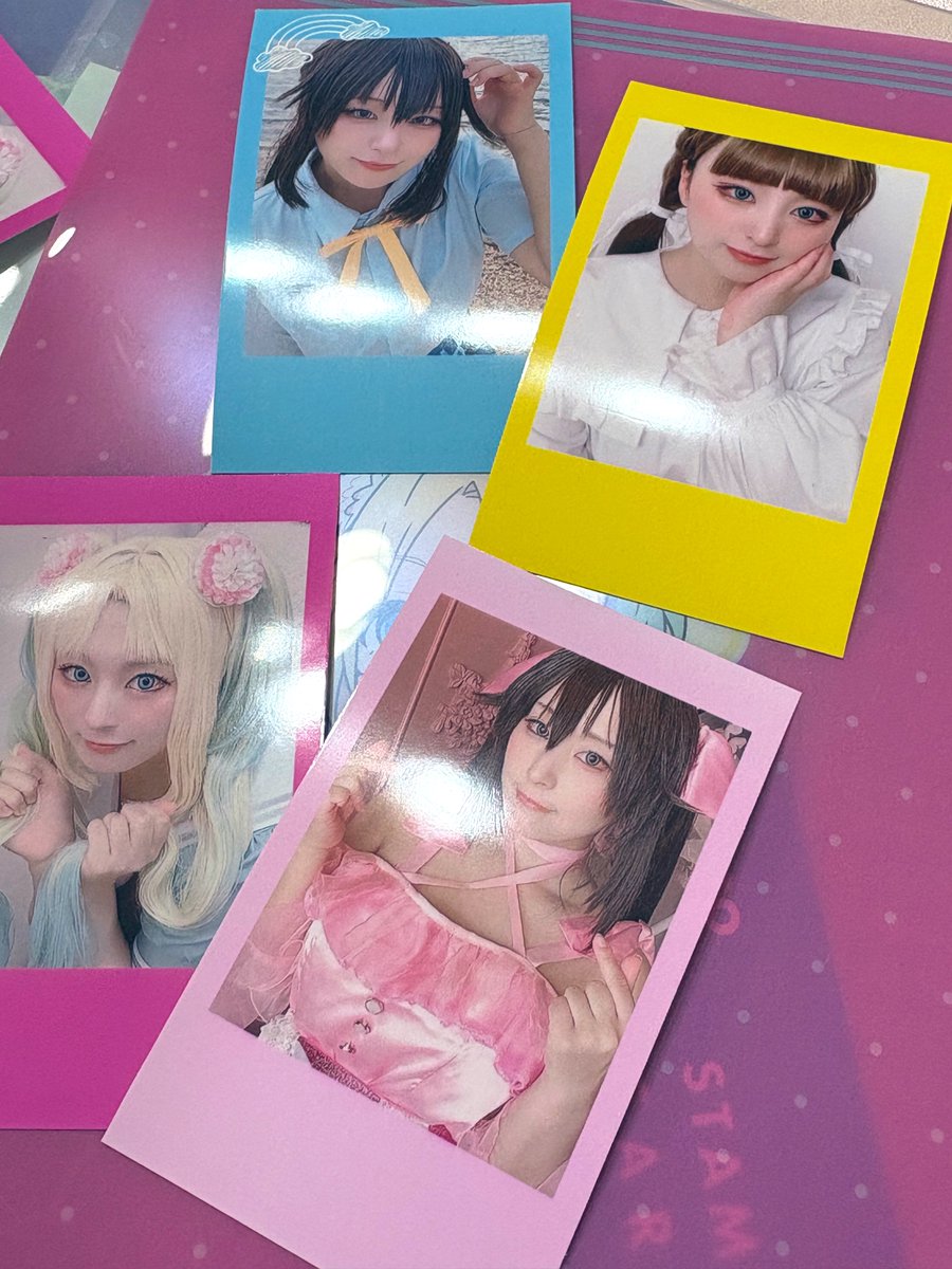 チェキ風フォトカード良い感じにできてる気がする🥰 これにメッセージ