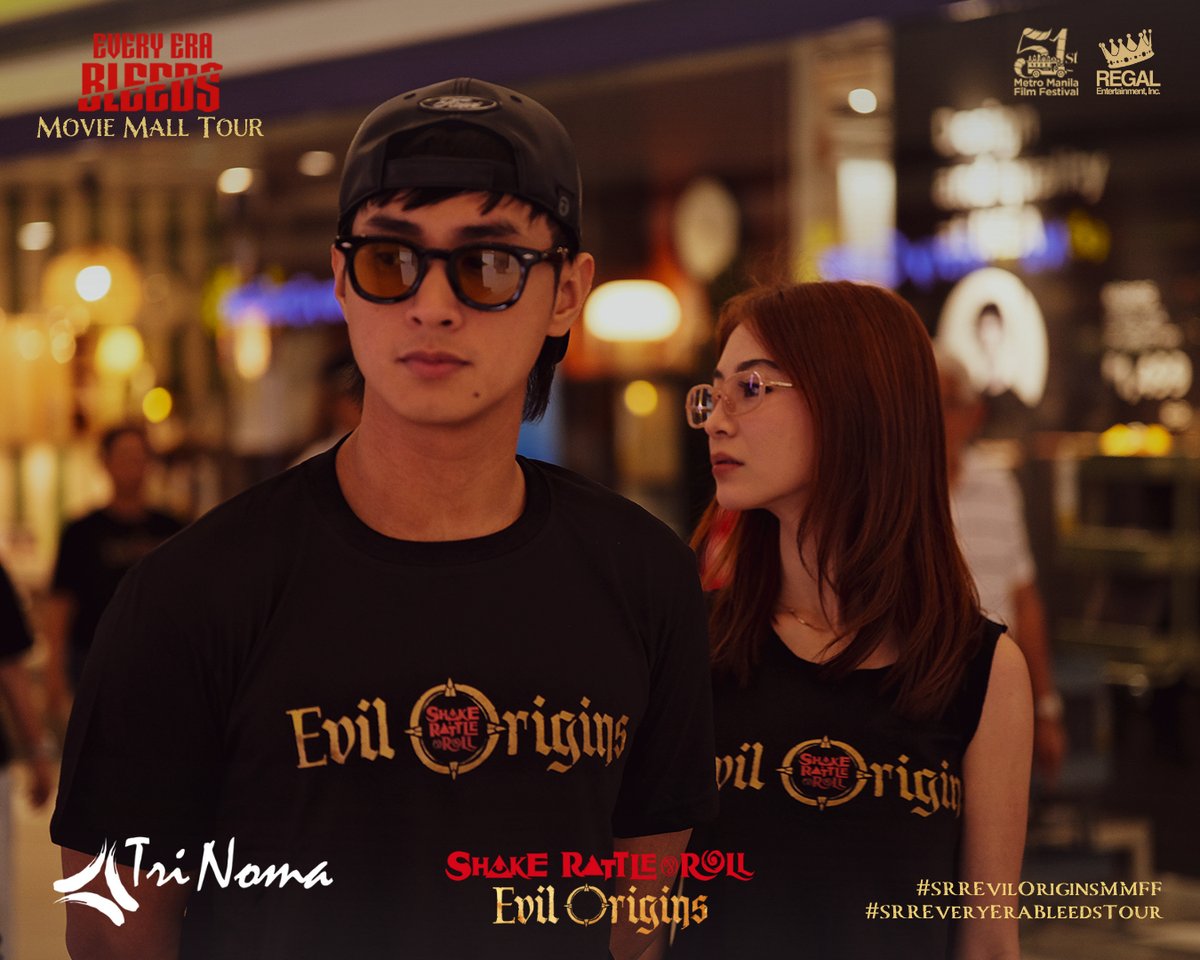 RegalFilms's tweet image. TRINOMA, GRABE KAYO!!! 😱❤️‍🔥 SOLD OUT. DINUMOG. WALANG UPUAN!

Nag-alab ang cinema visit ng #SRREvilOrigins kasama sina Francine Diaz, Fyang Smith, Seth Fedelin, at JM Ibarra — sama-samang sigaw, kilig, at takot sa loob ng sinehan!   Maraming salamat sa solid support!   #MMFF51