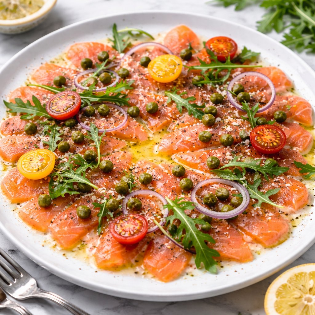 カルパッチョ カルパッチョ作る時に ケッパー（緑の実）を入れてたけど、無ければ