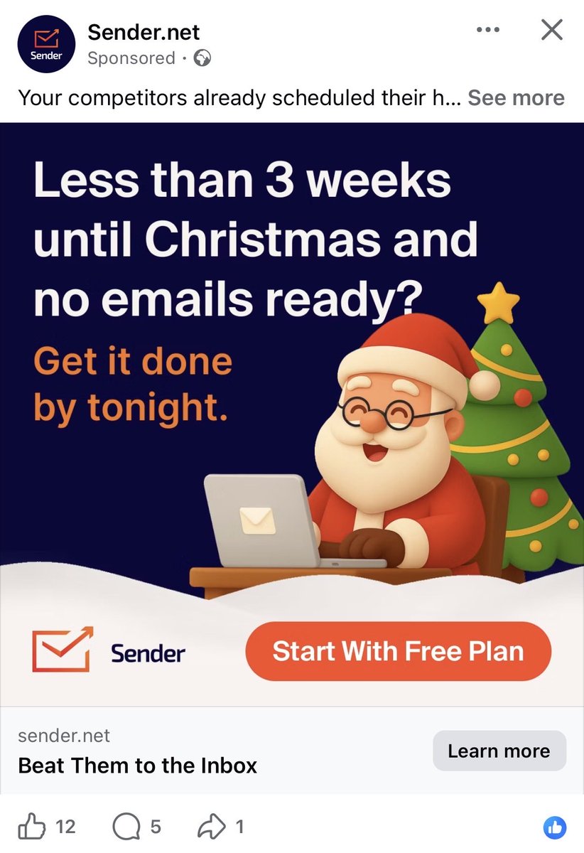 robgordon's tweet photo. Might wanna turn your campaign off now?! #Christmas2025 https://t.co/psX8UmBcW5