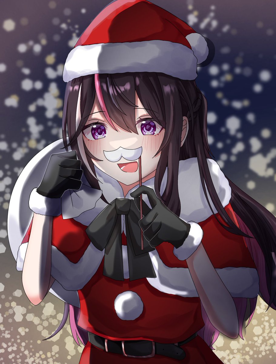 いい子にしてた？』 #AZKiART #イラスト #中2イラスト