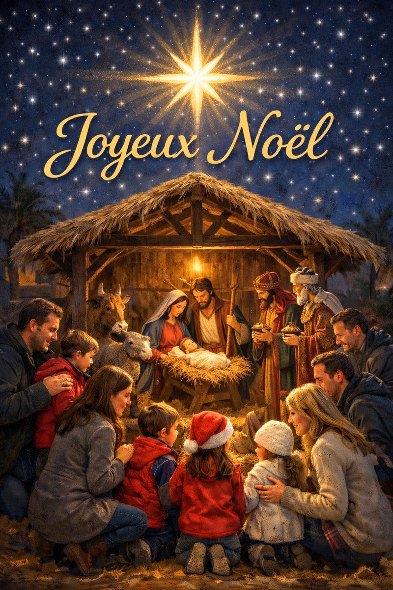 Joyeux Noël à tous.
Puisse vos cœurs être touchés par la lumière