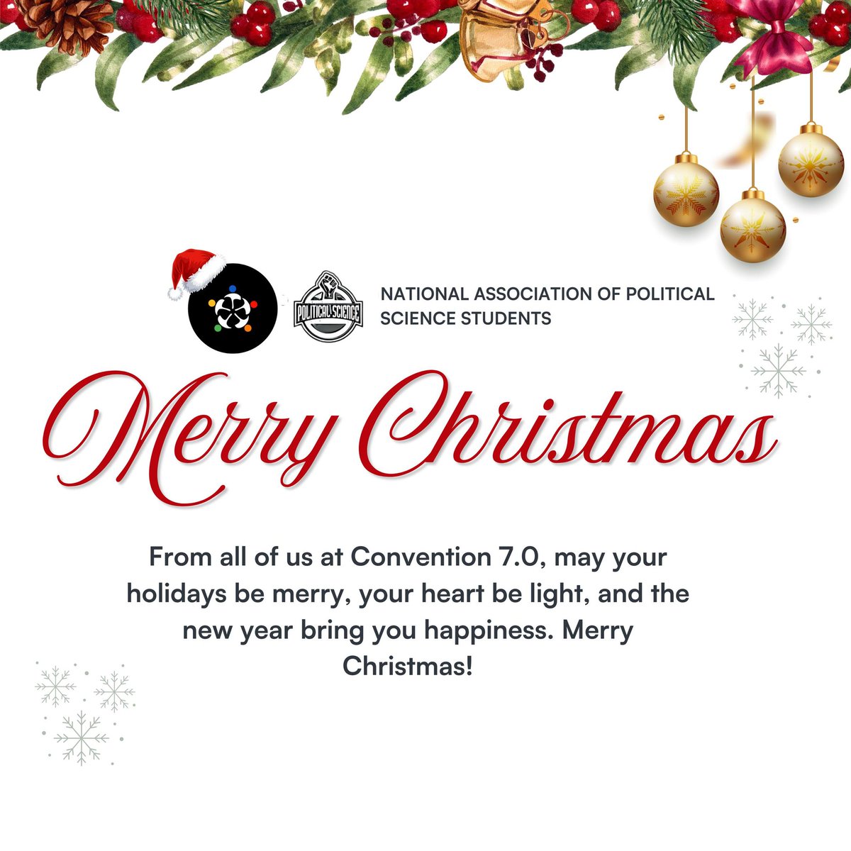 Convention_ng's tweet photo. Merry Christmas from the Convention 7.0 Planning Committee.
May this season bring peace, joy, and renewed hope as we prepare for an impactful convention ahead. 🎄✨ #complimentsoftheseason #nappsunilag https://t.co/XbFZt26wet