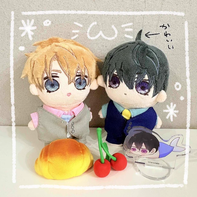 🍒ドラスティックfロマンス🍒
ぬい&グッズの受注予約本日までですーーー🥳🦁🐬💛💙

🦁「悠海くん!お友達にオーストラリアのお土産で貰った🦘のωキーホルダーだよ!すべふわだよ!!!!🫴))」

🐬「・・・(🦘のωキーホルダー???)」 