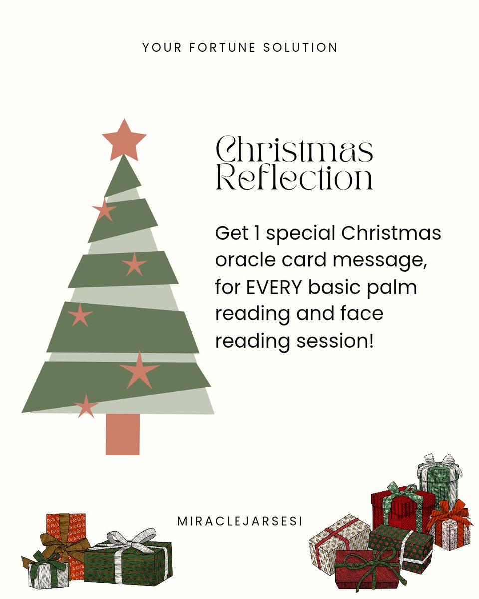 sesihel_'s tweet image. HO HO HO! 🎅
CHRISTMAS DEAL! CHRISTMAS DEAL! 
Go get yours ASAP, valid until Dec 31st, 2025~! 🎄☃️✨️

t. Tarot reading, palm reading, ancom, tasseography, face reading 

#zonauang #zonaba #zonabu #zonacuan #zonajajan