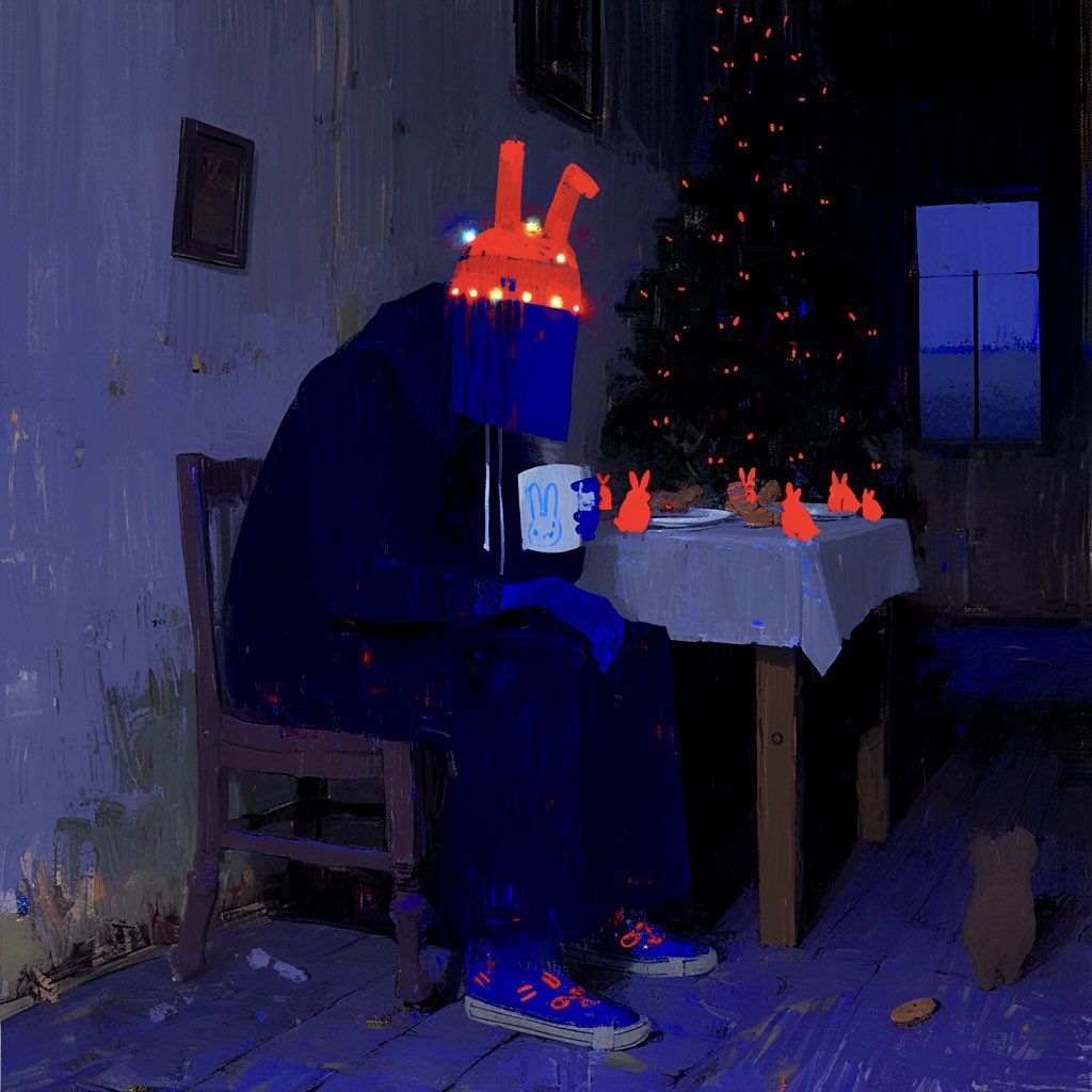 bluretina's tweet image. Happy holidays, keep your head warm! 

✨❤️💙✨