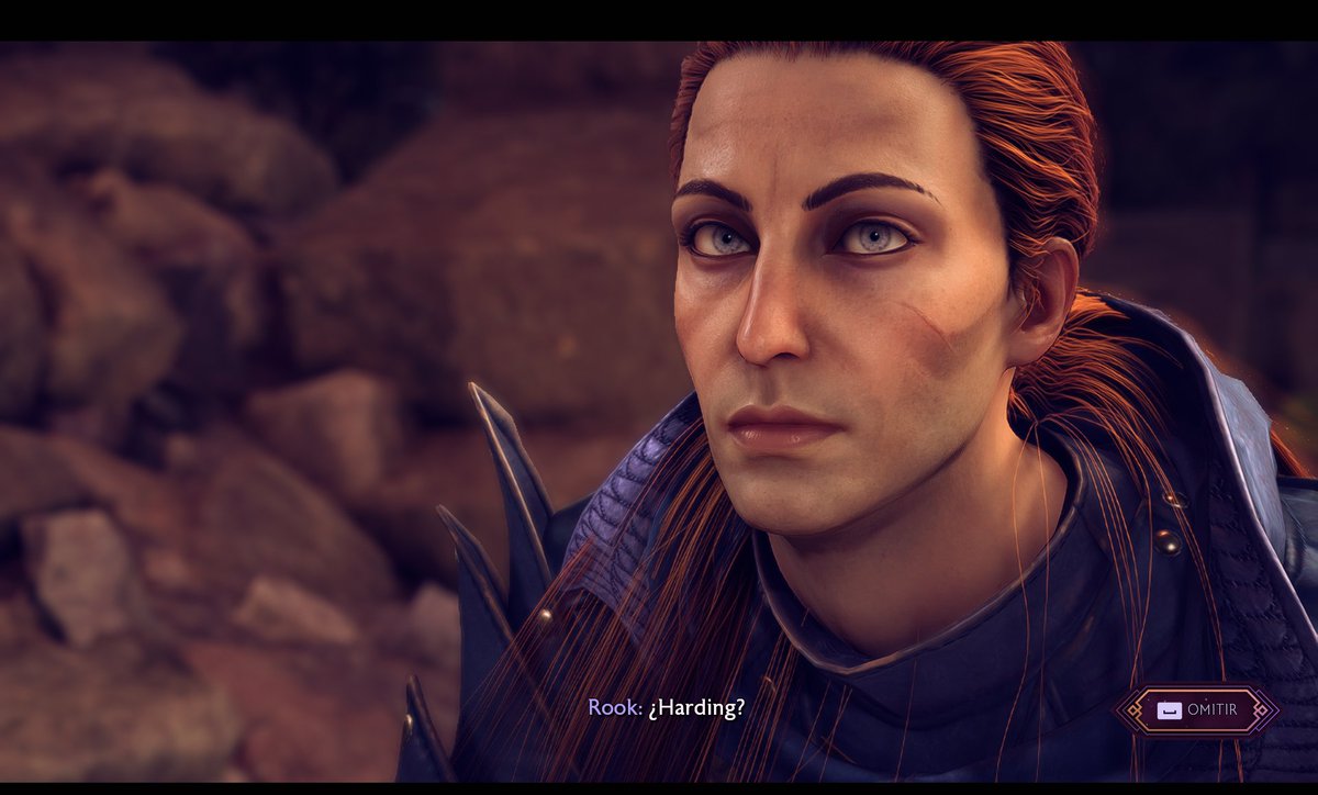 Otra cosa más, ando jugando el Dragon Age Veilguard y no enseñe mi protagonista, así que aquí está:
Pienso que es el mejor personaje que me ha salido, es guapisimo😭😭😭😭😭