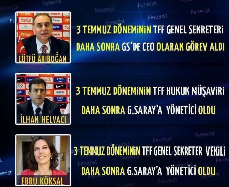 Uefa müfettişlerine şike kararını aldırtan FETÖ artıkları. Fenerbahçe’ye verdikleri zararın haddi hesabı yok yıllarını çaldılar. Aynı zamanda Galatasaray’ı güçlendirdiler.