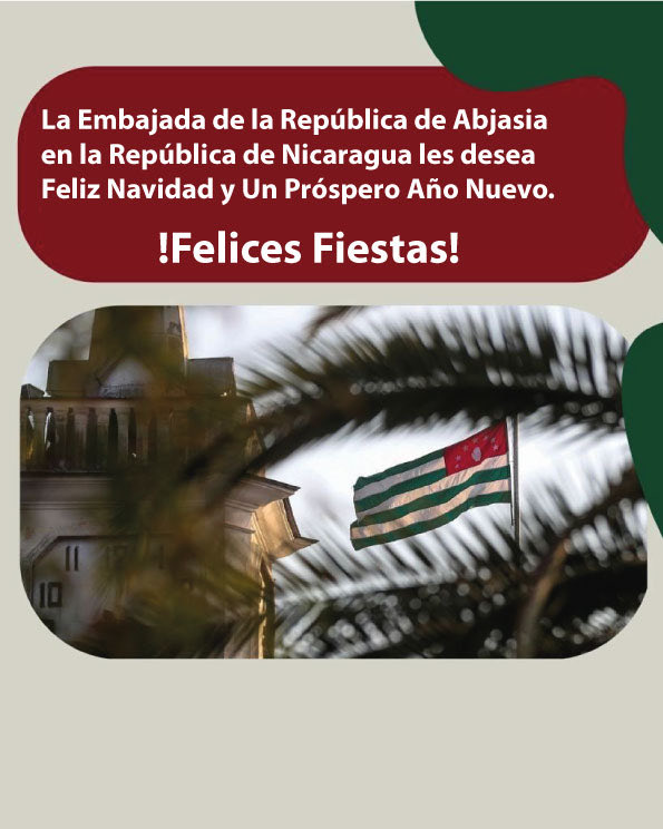 AbjNica's tweet photo. #Abjasia #Nicaragua #Navidad #Añonuevo #Embajada https://t.co/DGazWxZoEQ