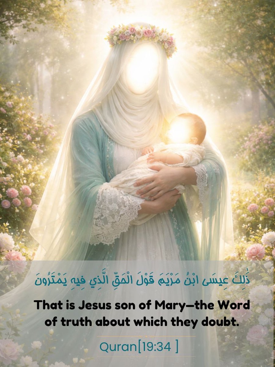 “That is Jesus, the son of Mary—the word of truth about which they are in doubt.”

Holy Quran [19:34]

#MerryChristmas
