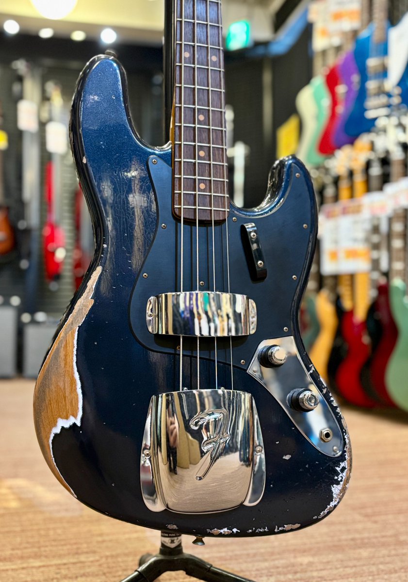 エレキベース 青 レリック加工 Fender Custom Shop Fair オススメ品 】 2024 Custom Collection Time