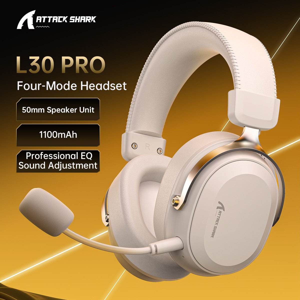 ATTACKSHARKCA's tweet photo. π§ The ultimate sound is incoming. The ATTACK SHARK L30PRO headset is coming soon!
β
4 Modes for any scene
β
50mm Speaker Unit for immersive audio
β
1100mAh for marathon sessions
β
Pro EQ Adjustment for your perfect sound
Stay tuned for the drop! π
#ATTACKSHARK #L30PRO #GamingHeadset