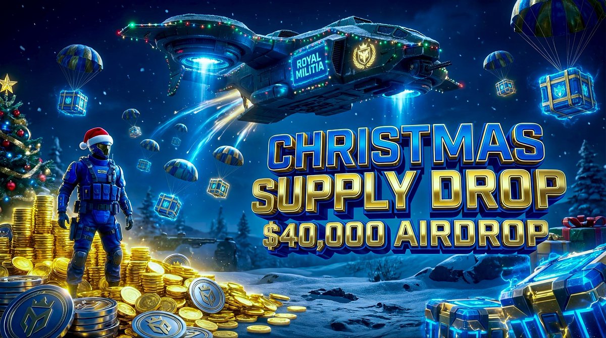 🎄 MERRY CHRISTMAS, MILITIA! 🎁

Santa just dropped a $40,000 SUPPLY DROP! 🪂

💰 $40K Pool for first 8,000 recruits (FCFS!) 🔥 Top 20 referrers get $100 EACH.

🎖 Join the mission &amp; claim your gear: 👇 t.me/RoyalMilitiaAi…

The Battle is Virtual. The Rewards are Real. 🎖