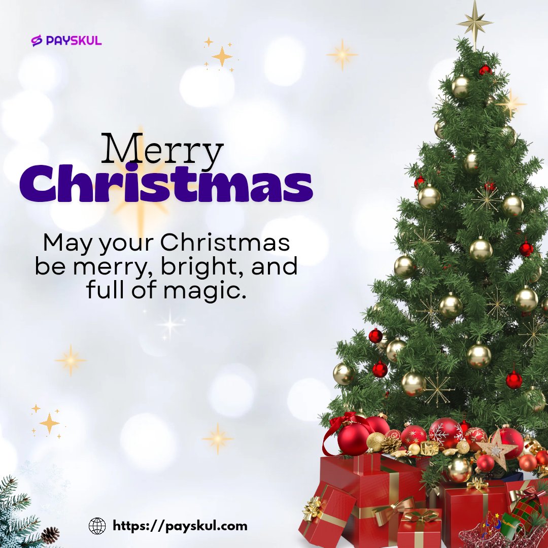 PayskulApp's tweet photo. 🎄✨ Season’s greetings from Payskul.
Wishing you a Christmas filled with joy, light, and new possibilities. 💜
#MerryChristmas #Payskul #SeasonOfJoy #HolidayCheers #ChristmasVibes #FestiveSeason #SmartFinance #EducationMadeEasy #HolidayMagic https://t.co/CMJ30LfZXS