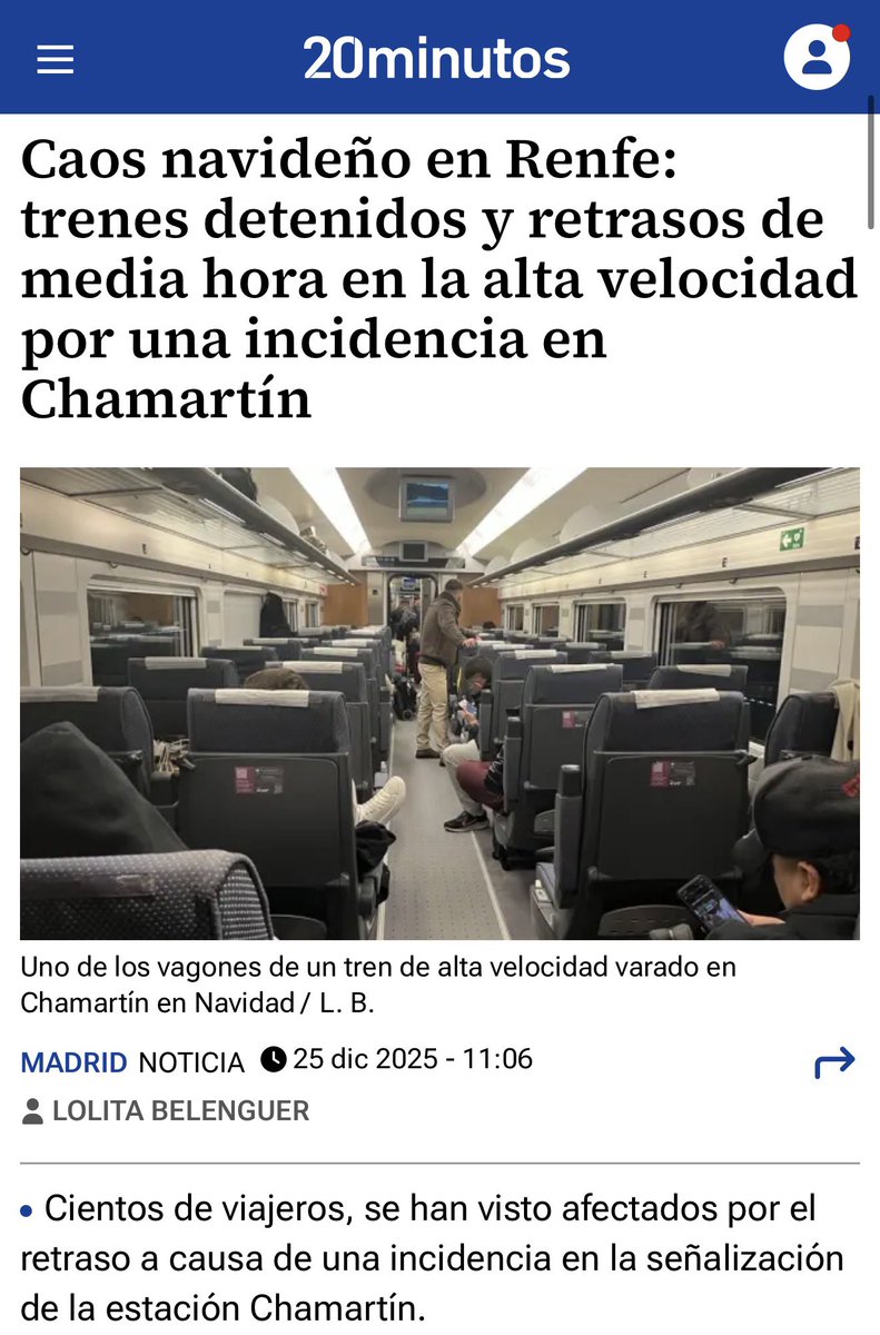 HectorPalenciaR's tweet image. 🎄 @oscar_puente_ os desea Feliz Navidad de la forma que mejor sabe:
🚆 caos ferroviario, retrasos y viajeros tirados

⏰ Tic tac…
En 7 días vuelven las indemnizaciones por puntualidad gracias a @GPPopular 

La ley se cumple. Aunque le moleste a Puente @Transxte @renfe