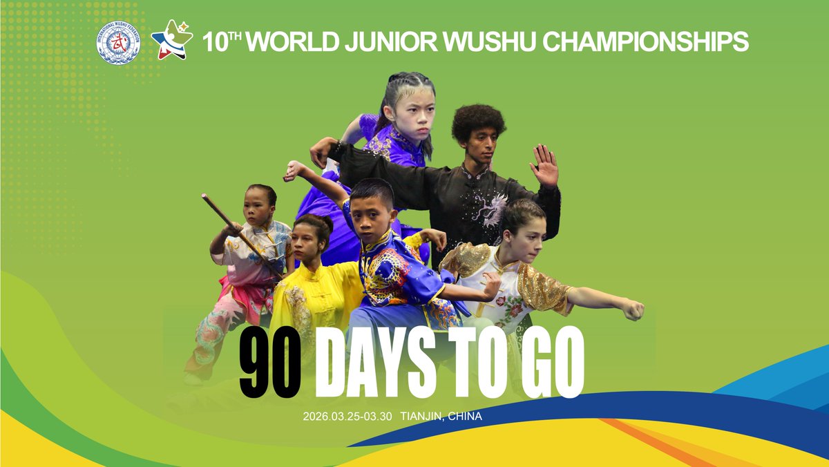 Countdown 90 Days to the 10th World Junior Wushu Championships!
Road to Dakar2026YOG ! Mark your calendars! The 10th WJWC will be held in Tianjin, China, from March 25th to 30th, 2026.
The Final Entry has already opened—secure your spot now and join the next generation of wushu