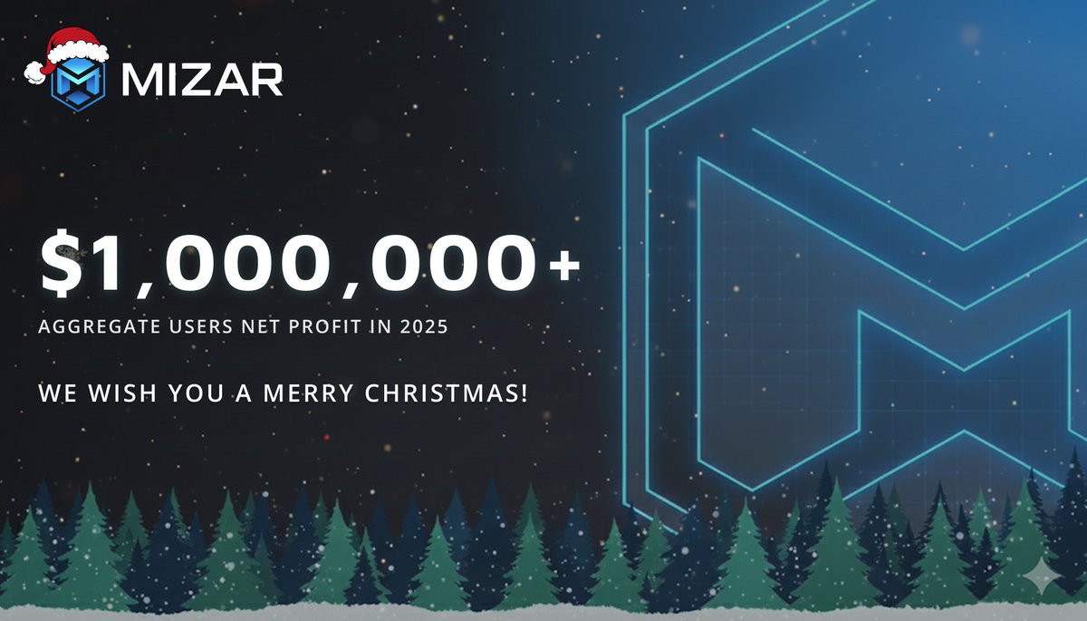 At <a href="/Mizar_com/">Mizar</a>, Santa doesn’t come just once a year 🎅

He’s been working all year long — delivering $1M+ in net profit to our users.

Great job, Mizarnauts. Merry Christmas! 🎄✨