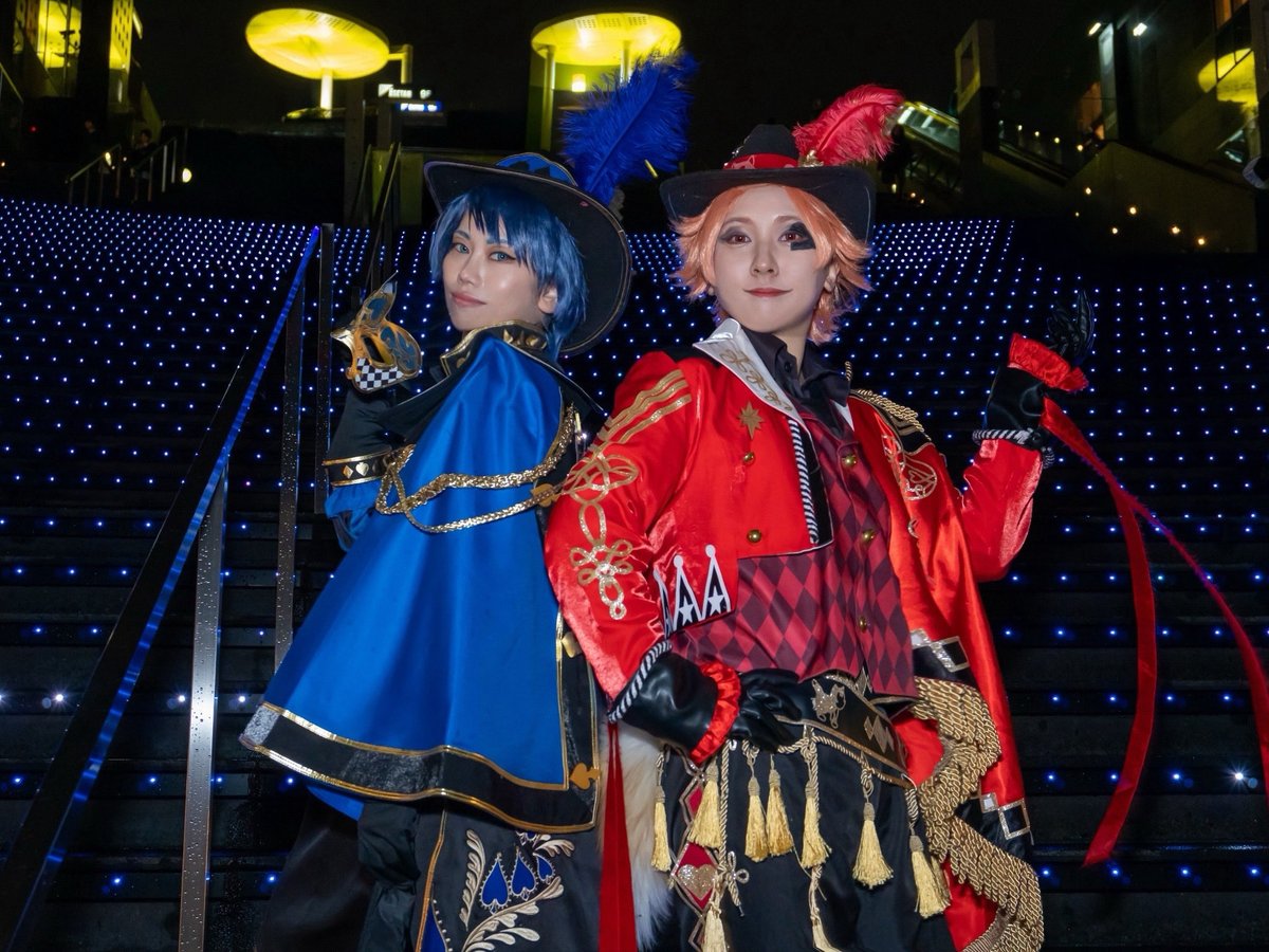 cosplay/twst

◆❖◇◇❖◆◆❖◇◇❖◆◆❖◇◇❖
　　　Glorious masquerade🎭
　　　　　　　　✖︎
　　　　　Playful Land🎪
◆❖◇◇❖◆◆❖◇◇❖◆◆❖◇◇❖

♥️もちおーれ
♠️ayumin(<a href="/ayumin_walking/">ayumin</a> )
📸Mikeさん(<a href="/Mike_CamerA_/">Mike📷️</a> )
#アコスタ京都駅ビル #twstコスプレ