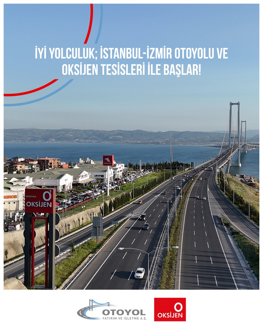 İstanbul-İzmir Otoyolu’nunmodern altyapısı ve Oksijen Tesisleri’nin geniş hizmet ağı bir araya gelerek yolculuğunuzu daha keyifli, daha konforlu ve daha pratik hale getiriyor.

🌐 otoyolas.com.tr 🌐 oksijendeyiz.com

#İstanbulİzmirOtoyolu #OksijenTesisleri