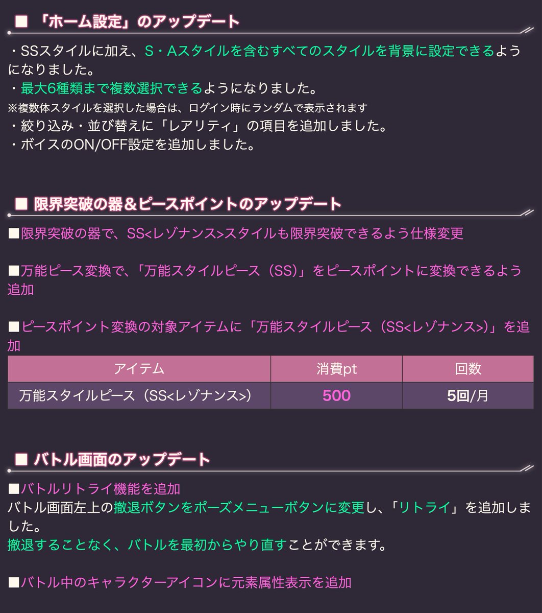 アップデートのおしらせ】 Ver.6.0.0をリリースしました
