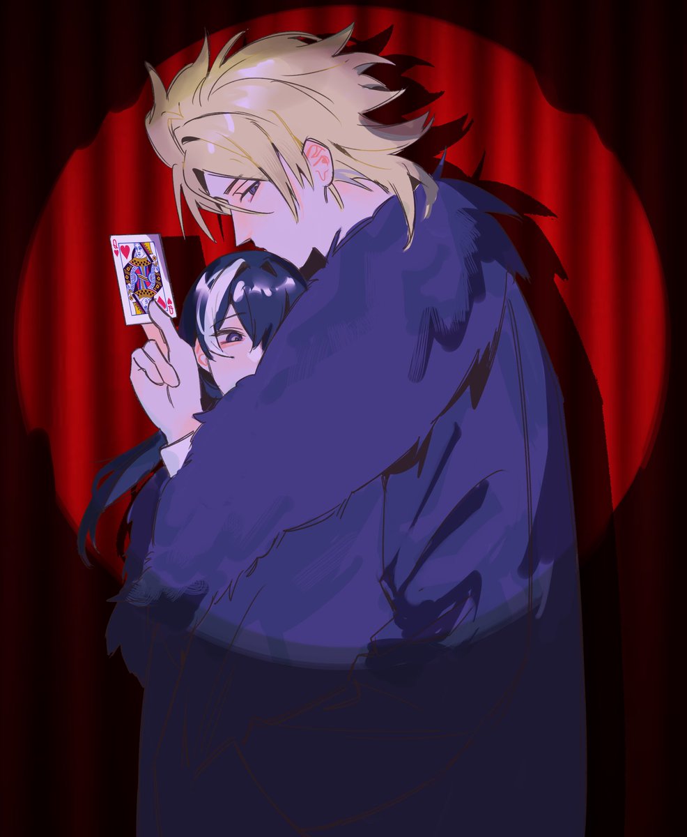 [ #pasdefortune | 🎲🦢 ]

🂽 🃝┆🃍 🂭 🂡 the 𝒒𝒖𝒆𝒆𝒏 𝒐𝒇 𝒉𝒆𝒂𝒓𝒕𝒔 who crowned his victory. 

art © 0wlclair