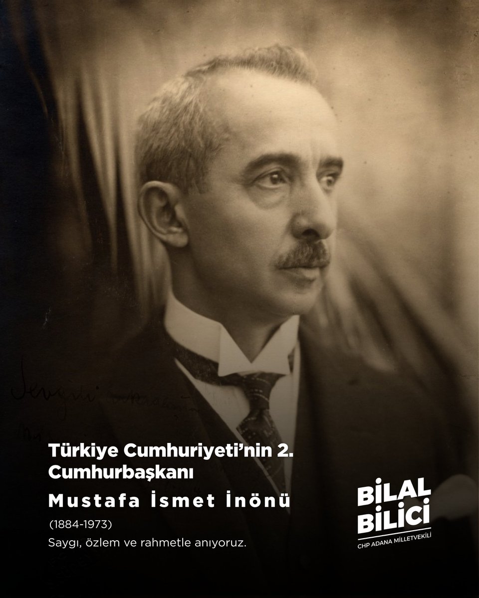 Kurtuluş Savaşı’nın Batı Cephesi'nde kazandığı zaferlerle milletin makus talihini yenen, İkinci Cumhurbaşkanımız ve ikinci Genel Başkanımız İsmet İnönü; Lozan Barış Antlaşması’ndaki diplomatik mücadelesiyle tam bağımsızlığımızın mimarı olmuştur.

​İkinci Dünya Savaşı’nın