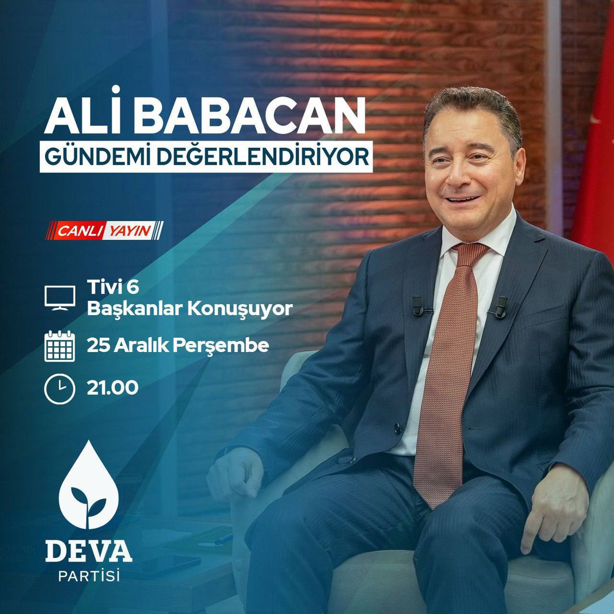 Bugün saat 21.00'de Tivi 6'da Fatih Demirtaş ve Yavuz Kılıç ile Başkanlar Konuşuyor programında gündemi değerlendireceğim.

<a href="/tivi6medya/">Tivi6</a>