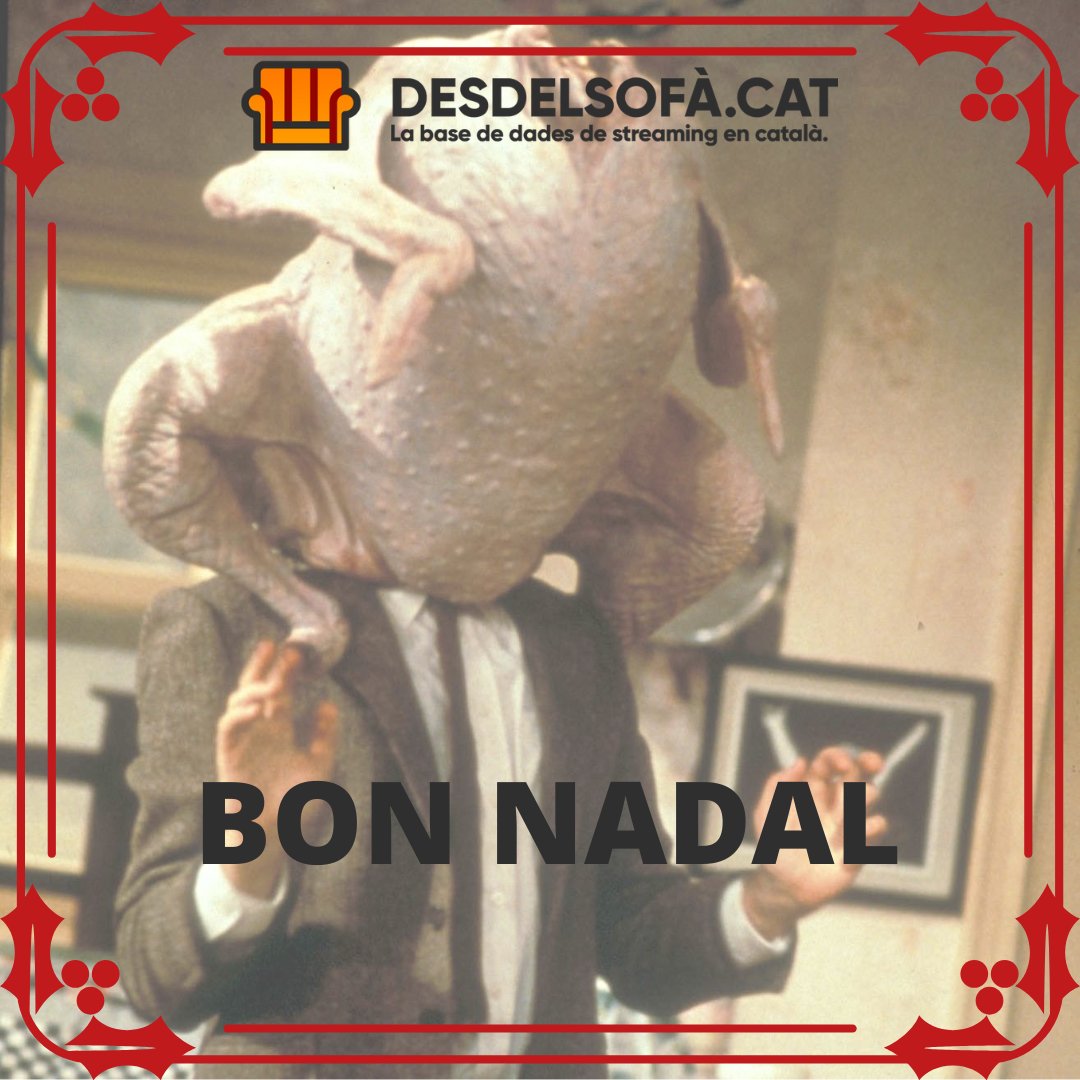 Molt bon Nadal a tothom!

Si voleu passar unes bones festes mirant pel·lícules i sèries en català: desdelsofa.cat

Si voleu regalar un llibre en català sobre audiovisual en català: "El català a la carta" desdelsofa.cat/llibre-el-cata…