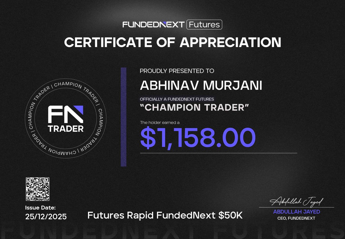 I think this was the fastest payout process in the prop space 
Bought 2 of the <a href="/fnfutures/">FundedNext Futures</a> account 
Passed them made 500$ per day
Took out 1500$ per account on day 4