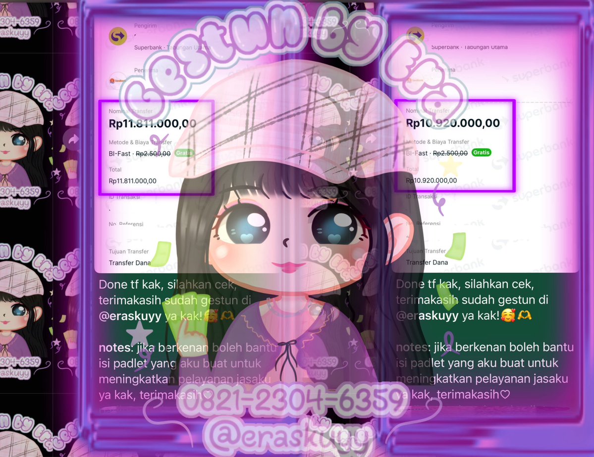 eraskuyy's tweet image. ⋆. 𐙚 ˚𝙋𝙀𝙉𝘾𝘼𝙄𝙍𝘼𝙉 𝙍𝙀𝙂𝙐𝙇𝙀𝙍 𝙆𝙍𝙀𝘿𝙄𝙑𝙊 𝘽𝙄𝙂 𝙉𝙊𝙈𝙄𝙉𝘼𝙇 24 𝘿𝙀𝙎𝙀𝙈𝘽𝙀𝙍 2025

—–  KREDIVO BY INVOICE 24.700K GET 22.731K, 𝙋𝙀𝙉𝘾𝘼𝙄𝙍𝘼𝙉 𝙎𝘼𝙏𝙎𝙀𝙏𝙎𝘼𝙏𝙎𝙀𝙏💋

tag. gestun tokpedcard, gopaycicil, gopaylater, indodana, kredivo, spaylater biasa &amp;amp;…