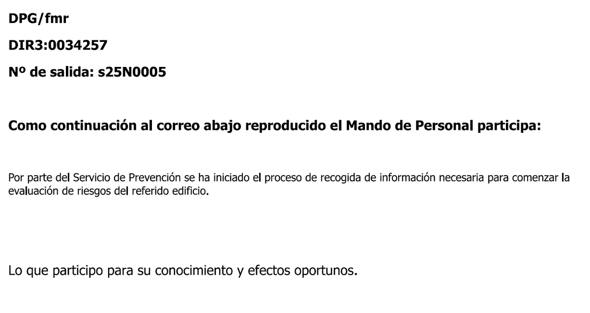 En noviembre, en uno de los edificios observo algo que no me gusta y pido acceso a la evaluación de ese edificio para que ver si pone algo de lo que yo observo.
Me contestan que de ese edificio se está recopilando información para, POSTERIORMENTE, hacer la evaluación 😯😯😯😯 ⬇️