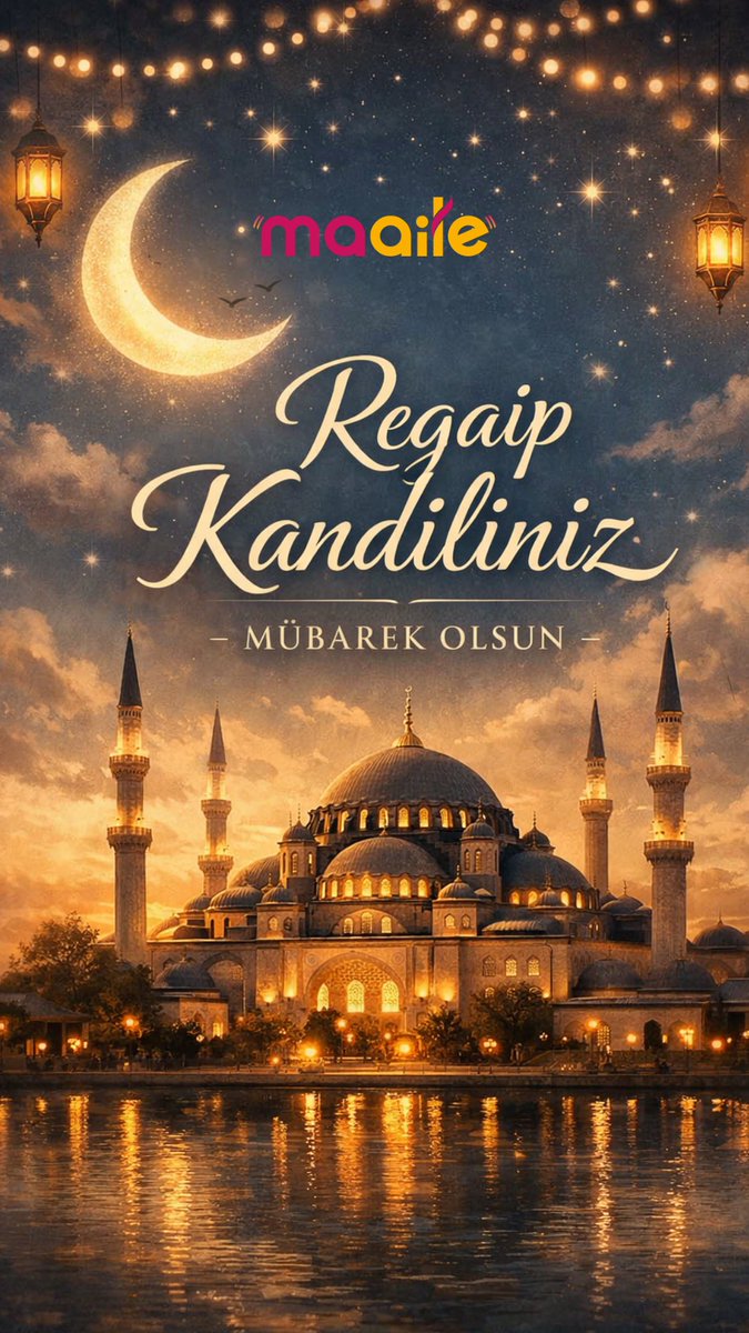 Regaip Kandiliniz Mübarek Olsun.

#maailedergi