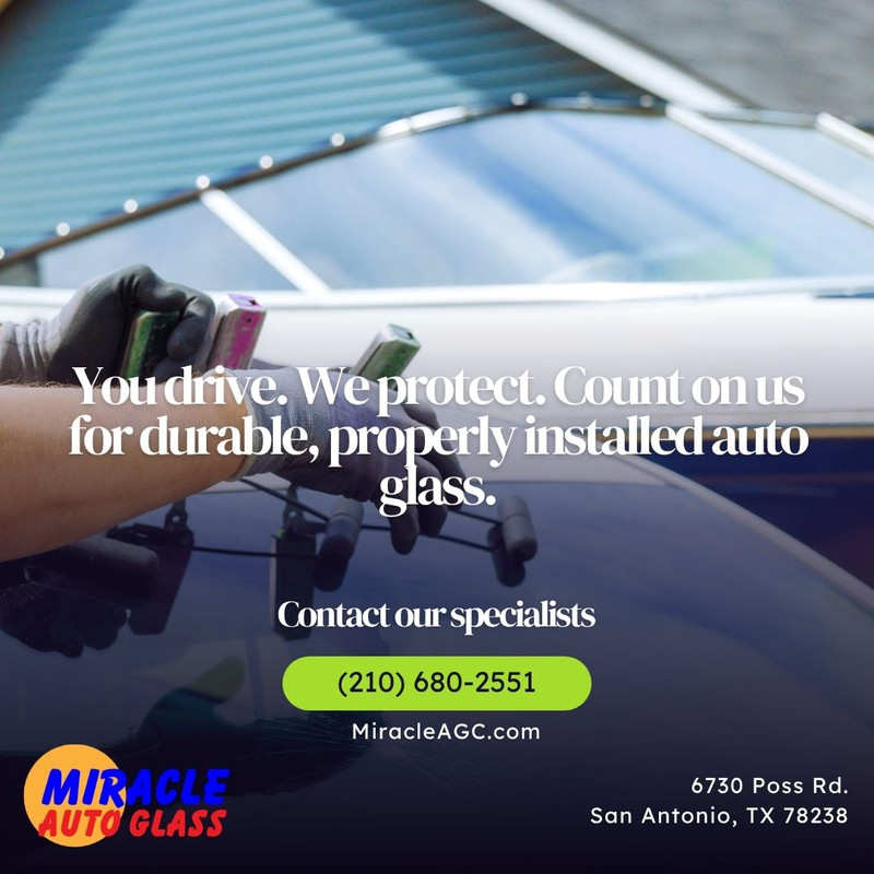 GlassMiracle's tweet image. You drive. We protect. Count on us for durable, properly installed auto glass. Contact our specialists #AutoGlassExperts #SafeInstall #MiracleAutoGlassSA rfr.bz/t5d3cd7