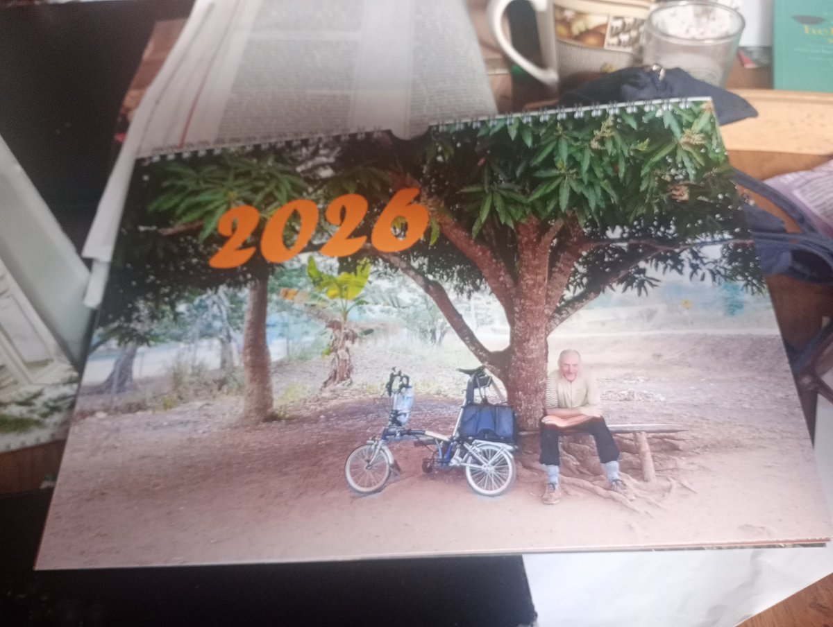 Post vom Christkind. Das ganze nächste Jahr bin ich mit chris -on-the-bike.de in Westafrika unterwegs. Vielen Dank und weiterhin gute Fahrt von Kigali nach Durban👍😎