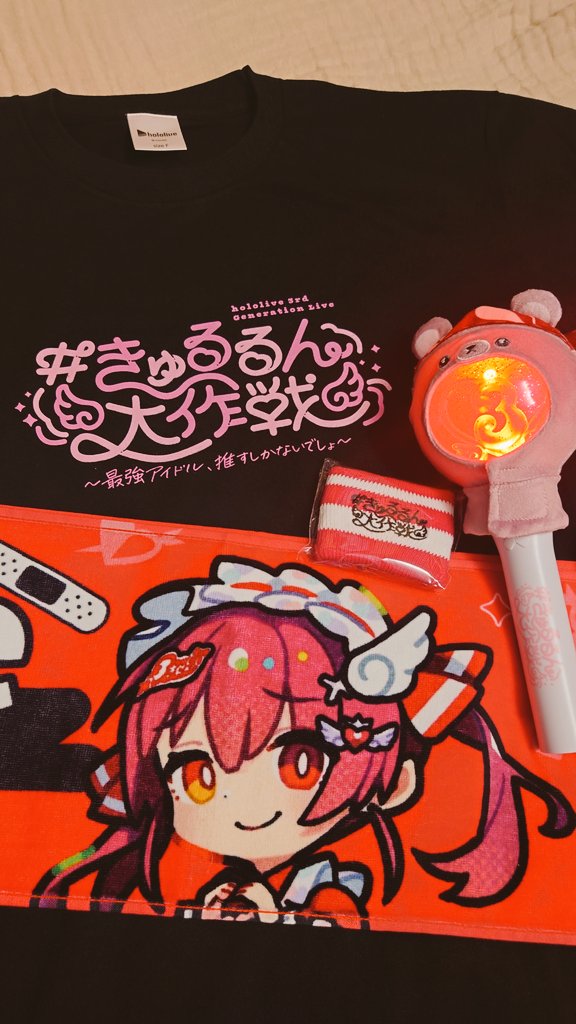 白銀ノエル 応援セット+ペンライトカバー 3期生ライブ きゅるるん大