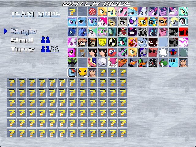 HakureiAnmu's tweet image. 現在のファイター数。前に上げた頃よりもだいぶ増えた所もありますね。この調子で好きなキャラをたくさんいれるぞ！
左側Fighting is Magic MUGEN
右側MUGEN 1.1 150 Slot
#MUGEN