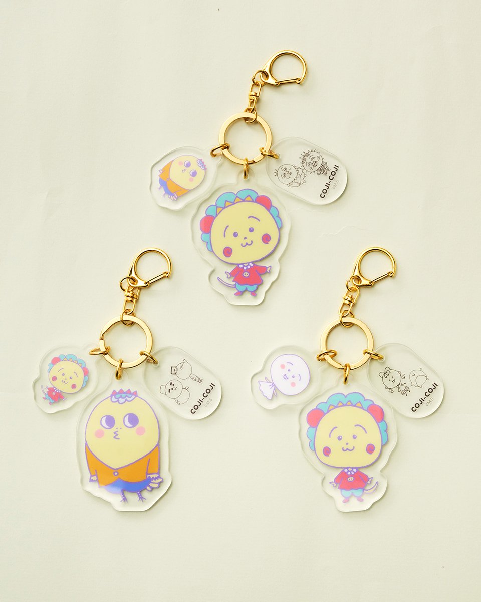 ✨【3連アクリルキーホルダー】✨ #コジコジ のアクリルキーホルダーが