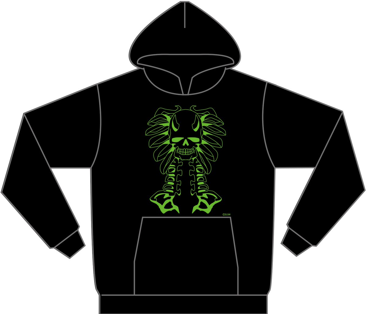 【激レア】ゾンビランドサガ　佐賀事変　パーカー　size S BLK 商品情報】 大人気の佐賀事変 ポケットレスパーカー再受注決定