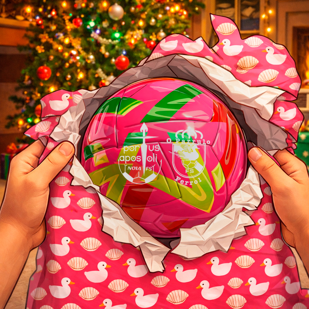 NoiaFutbolSala's tweet image. Este ano, o Nadal 🎄 deixounos á pé do árbore un 𝗱𝗲𝗿𝗯𝗶 𝗴𝗮𝗹𝗲𝗴𝗼 🤍💙

2⃣ días para o #NoiaPAFSOParrulo! ⚽️🔥