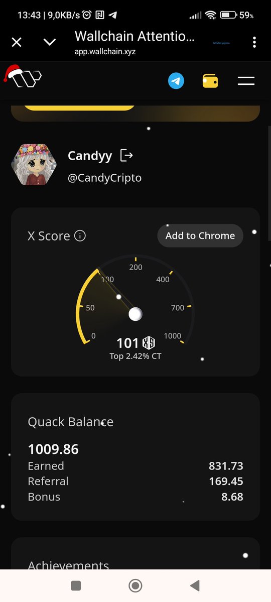 CandyCripto's tweet image. Heyyo Quack 🍭
Check it out  I made it into the Top 2.42% on gScorum and now own over 1000 Quacks.

I'm sharing this not as a typical  I did it post  but because the process itself was enjoyable.

What I love about @wallchain is this  it’s not the loudest that stand out  but the…