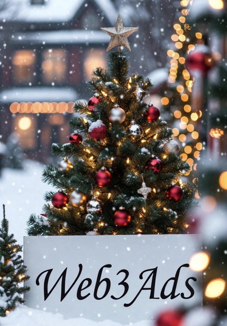 WEB3ADS_INC's tweet photo. 🎄 Merry Christmas! 🎅

🍻🍻May this winter be filled with warmth and surprises, May your wallet sparkle like a Christmas tree, May all your holdings turn green, and your Web3 dreams come true! 🚀

No matter bull or bear, the friends and family celebrating with you are the most precious~ Merry Christmas, brothers and sisters! 💚❤️
#MerryChristmas #HappyHolidays #Web3Ads