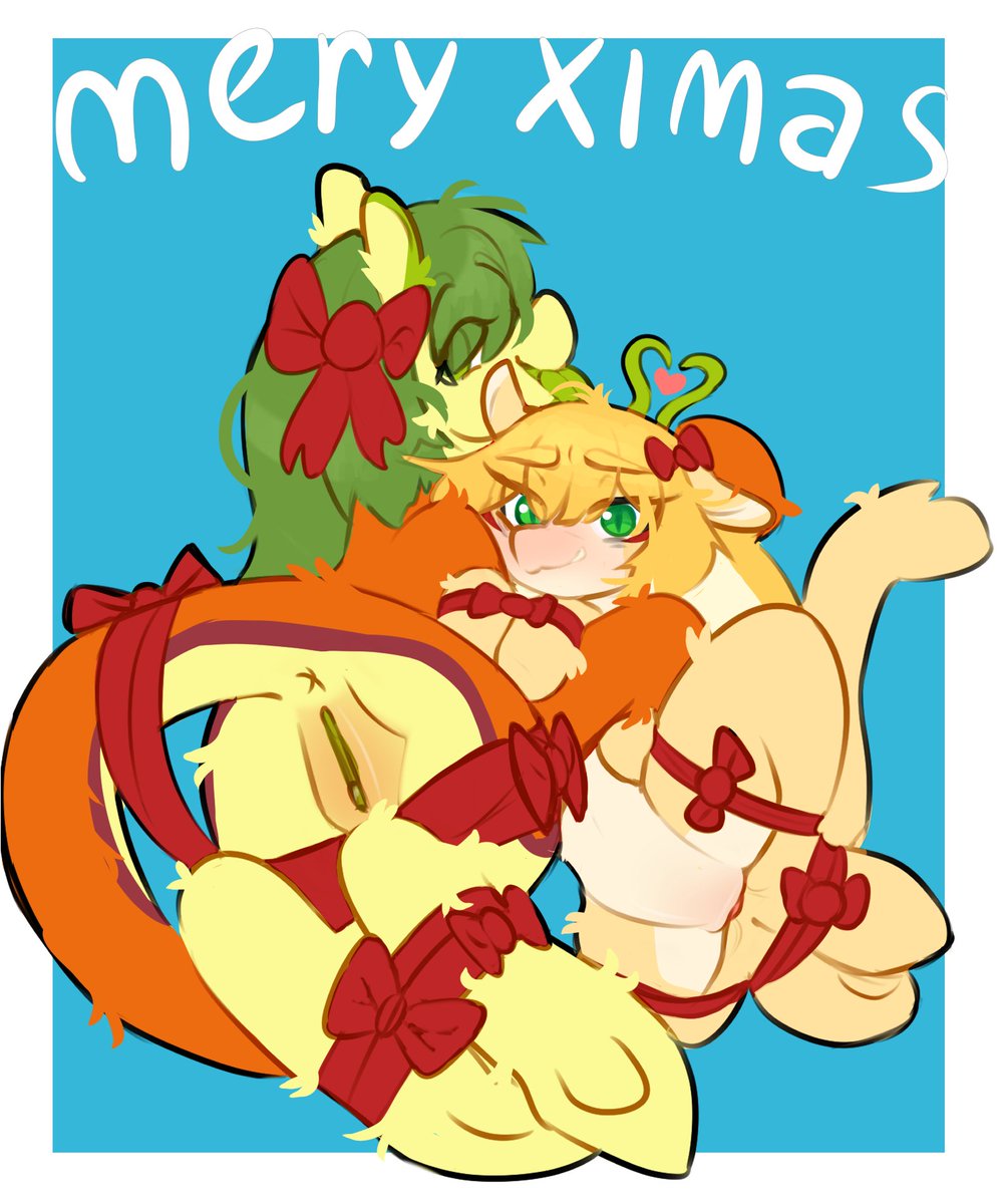 polyv33's tweet image. Mery ximos everybode from ME and @YlpmisMlem!! hope u is all having all the prep going and ready, i wanna eat sushi this year

Been nonstop doodling since waking up and almost forgor to add fluff again- BUT is there thank to some coincidence that made me rember woohoo!! u3u