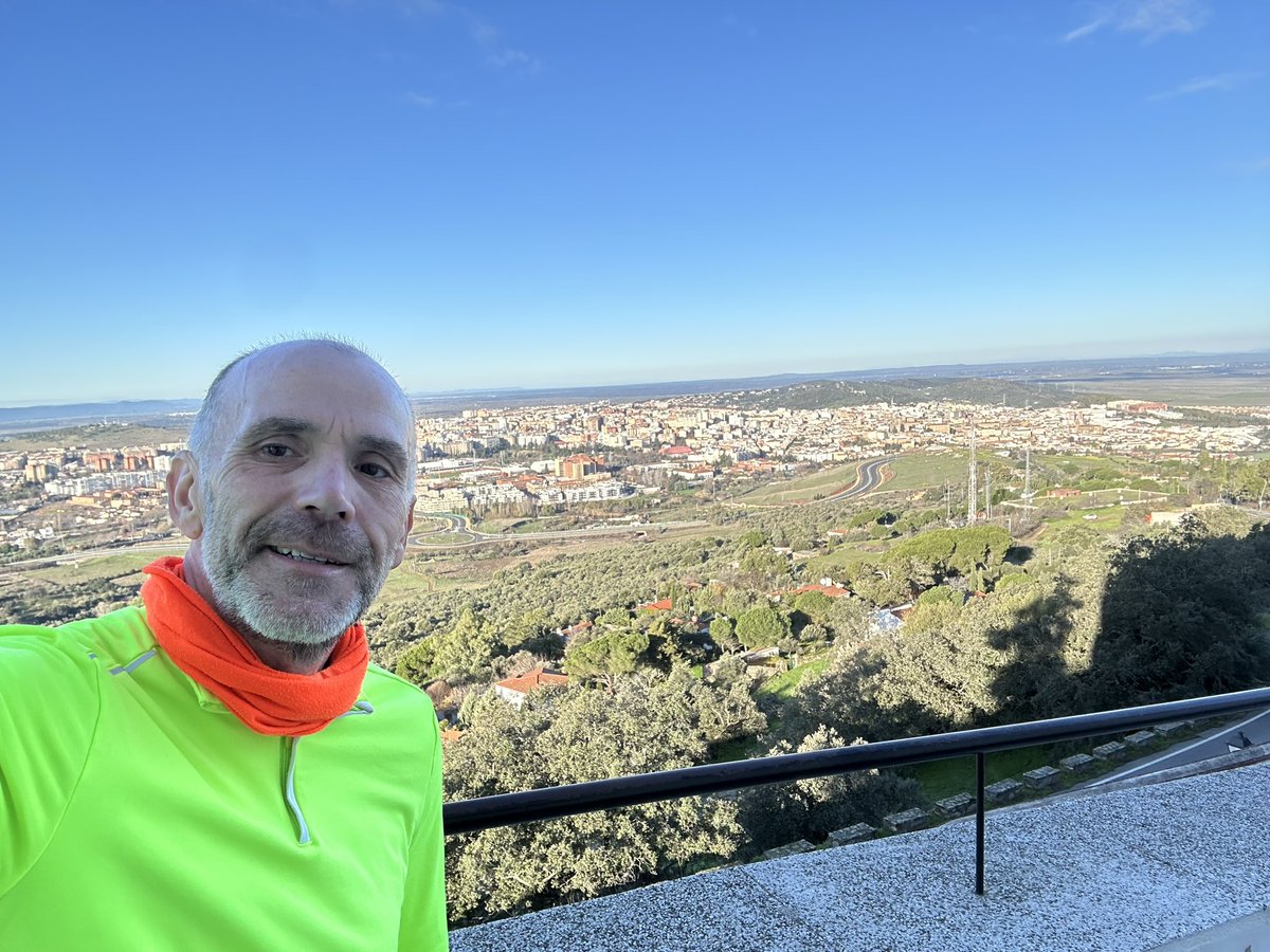 Un año más haciendo running a la Montaña en Cáceres el día de Navidad.