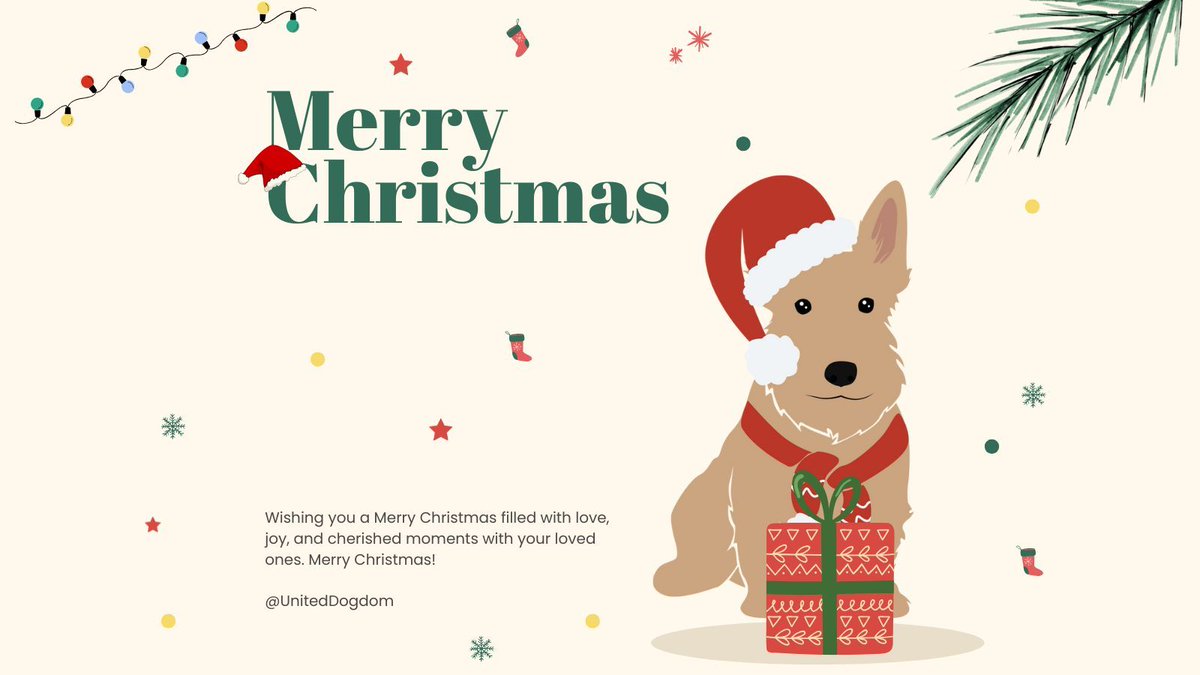 Merry #Christmas from 🐶everyone <a href="/UnitedDogdom/">United Dogdom</a> to our followers &amp; customers. 
🎄Thank you for taking the time to like &amp; share our social media. It’s very much appreciated⛄️
.
#SantaPaws #bulldogs #frenchbulldog #pugs #terrierlove #labrador #dogsofgreatbritain #spaniels #shihtzu