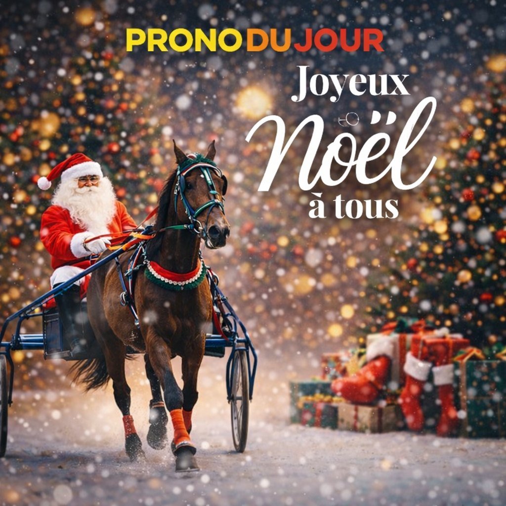 Pronos_du_jour's tweet image. ✨ Joyeux Noël à tous ✨

Prono du Jour remercie chaleureusement ses abonnés pour leur fidélité.

Excellentes fêtes à vous et à vos proches 🎄🐎